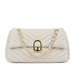 Borsa da donna a spalla 052g panna