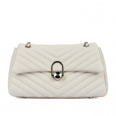 Borsa da donna a tracolla 052g 01 panna