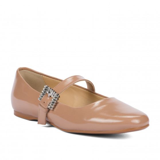 Ballerine donna 1319 vernice beige
