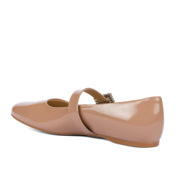 Ballerine donna 1319 vernice beige