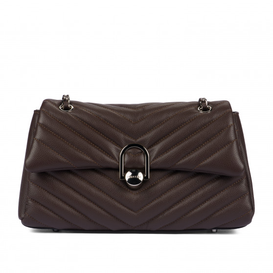 Borsa da donna a spalla 052g 01 testa di moro