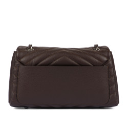 Borsa da donna a spalla 052g 01 testa di moro