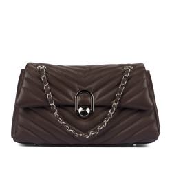 Borsa da donna a spalla 052g 01 testa di moro