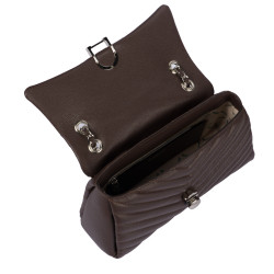 Borsa da donna a spalla 052g 01 testa di moro