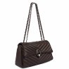 Borsa da donna a spalla 052g 01 testa di moro