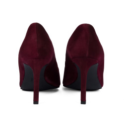 Scarpe eleganti donna 1366 bordeaux velluto