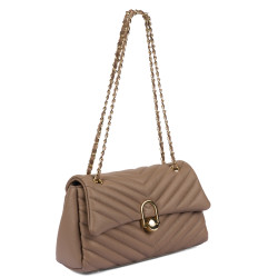 Borsa donna a tracolla 052g cappuccino