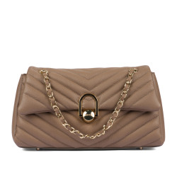 Borsa donna a tracolla 052g cappuccino