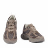 Scarpe sportive donna 6102 sabbia scamosciato combinato