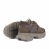 Scarpe sportive donna 6102 sabbia velluto combinato 01