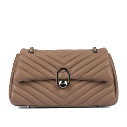 Borsa da donna a tracolla 052g 01 cappuccino
