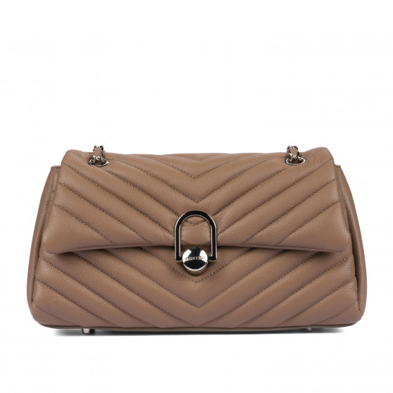 Borsa da donna a tracolla 052g 01 cappuccino