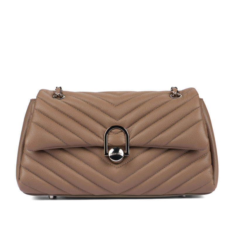 Borsa da donna a tracolla 052g 01 cappuccino