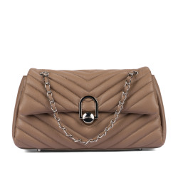 Borsa da donna a tracolla 052g 01 cappuccino