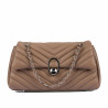 Borsa da donna a tracolla 052g 01 cappuccino