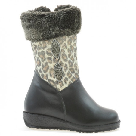 Stivali piccoli bambini 24c nero+tigris