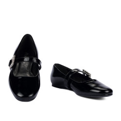 Ballerine donna 1319 vernice nera