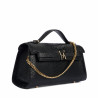 Borsa da donna a spalla 041g coccodrillo nero