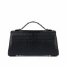Borsa da donna a spalla 041g coccodrillo nero