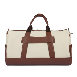 Borsa viaggio 305g beige+marrone