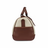 Borsa viaggio 305g beige+marrone