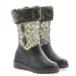 Stivali piccoli bambini 24c nero+tigris