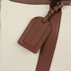 Borsa viaggio 305g beige+marrone