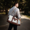 Borsa da viaggio 305g 01 beige+marrone lifestyle
