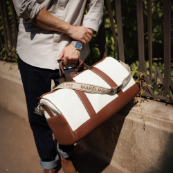 Borsa da viaggio 305g 01 beige+marrone lifestyle