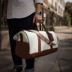 Borsa da viaggio 305g 01 beige+marrone lifestyle