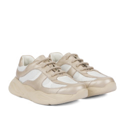 Scarpe per bambini 2034 beige combinato