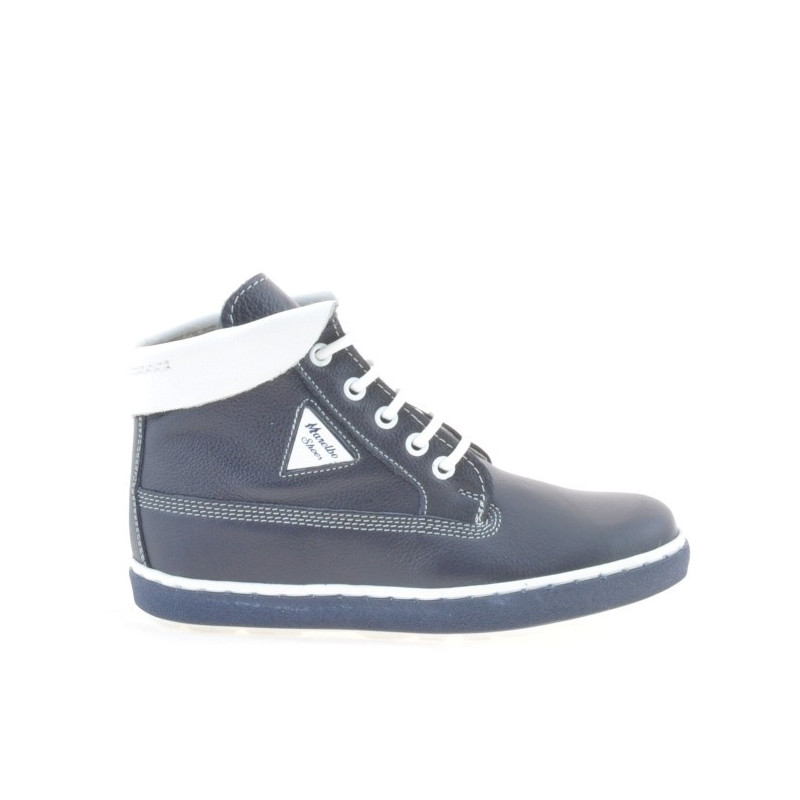 Stivaletti per bambini 3206 indaco+bianco