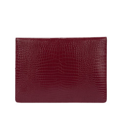 Custodia per laptop 309g croco bordeaux