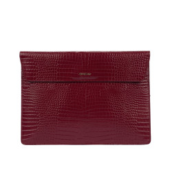 Custodia per laptop 309g croco bordeaux