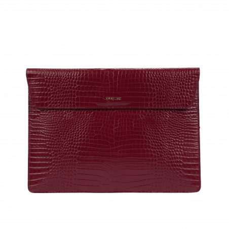 Custodia per laptop 309g croco bordeaux