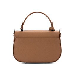Borsa da donna a mano 022g 01 marrone dorato