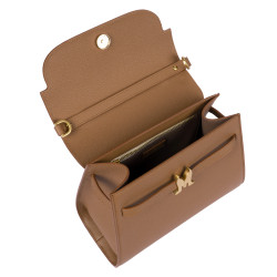 Borsa da donna a tracolla 033g marrone dorato