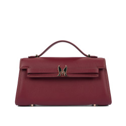 Borsa a tracolla da donna 041g bordeaux