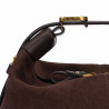 Borsa donna a mano 037-1g camoscio coffe beans