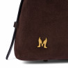 Borsa donna a mano 037-1g camoscio coffe beans
