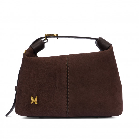Borsa da donna a mano 037g camoscio coffee beans
