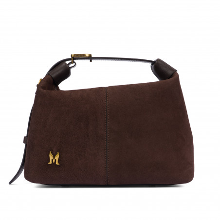 Borsa da donna a mano 037g camoscio coffee beans