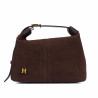 Borsa da donna a mano 037g camoscio coffee beans