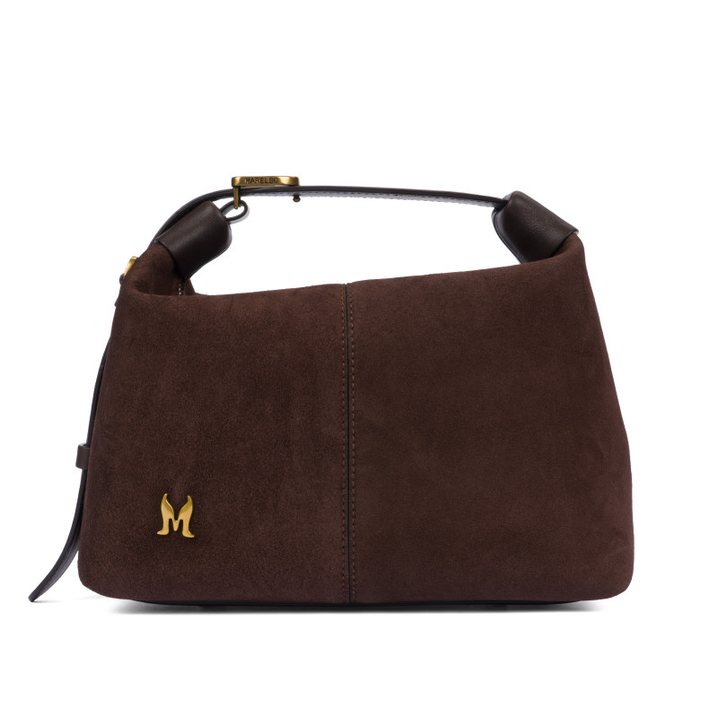 Borsa da donna a mano 037g camoscio coffee beans