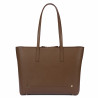 Borsa a tracolla da donna 034g marrone caviale
