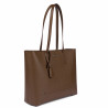 Borsa donna a tracolla 034g 01 marrone caviale