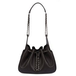 Borsa da donna a tracolla 062g 01 testa di moro