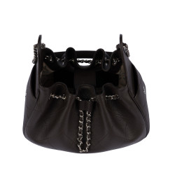 Borsa da donna a tracolla 062g 01 testa di moro