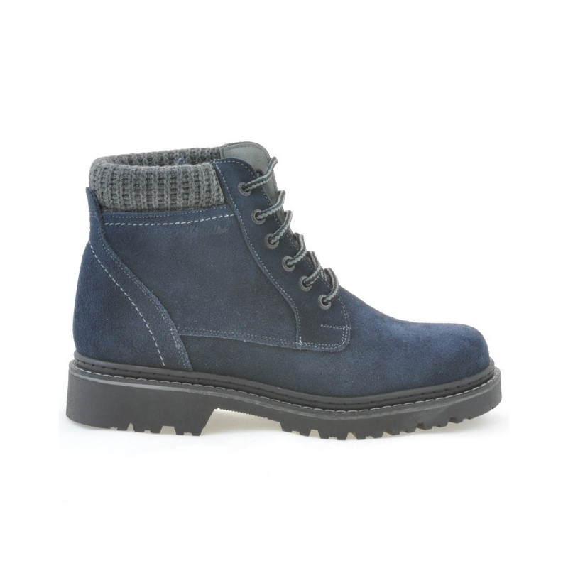 Stivaletti uomo 471 indigo velour