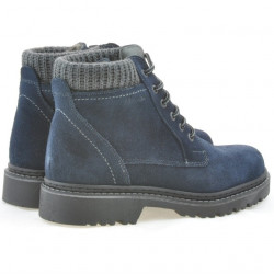 Stivaletti uomo 471 indigo velour